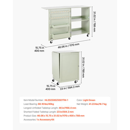 Folding Sewing Table: Multipurpose Craft Station