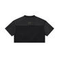 Loki & Ivy Women’s Cropped Paneled V-Neck Jersey