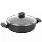 Korkmaz Ornella Aluminum 3.5L Non-Stick Low Casserole Dish with Lid