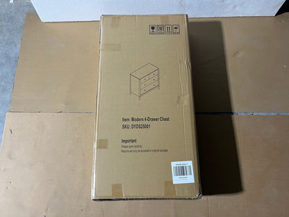 White 4-Drawer Kids Dresser