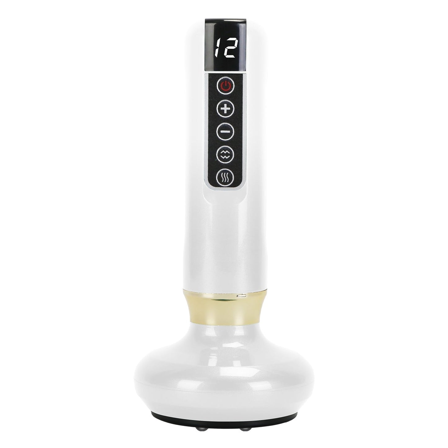Anti Cellulite Massager Handheld Vacuum SuctionÊCupping Kit Beauty Tool with 12 Suction Mode 12 Heating 20Mins Auto-Off One-Key Pressure Release for A