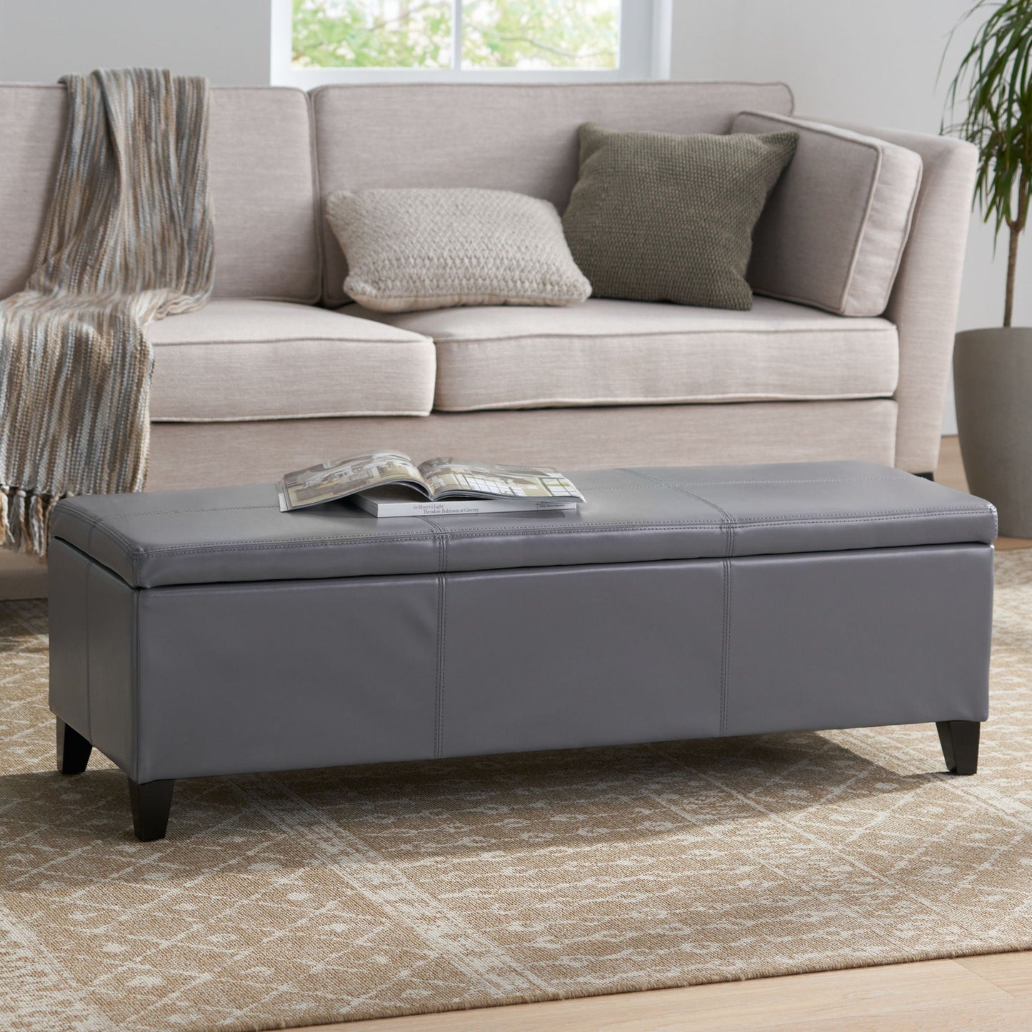 Glouster Contemporary Storage Ottoman