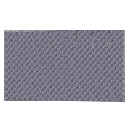 16*7FT Magnetic Thermal Insulated Garage Door Curtain for Winter Two-Car Garage Screen with Magnetic Closure 8 Roll Up Buckle Straps for Two Cars Weat