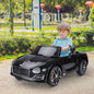 Licensed 12V Bentley Ride On Car for Kids with Parent Remote Control - Black