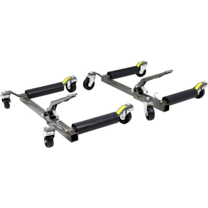 2-in-1 Hydraulic Car Skates: Easily Position and Jack Up Your Vehicle