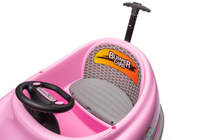 2-in-1 Toddler Bumper Car and Rocking Horse with Music for Ages 1-6