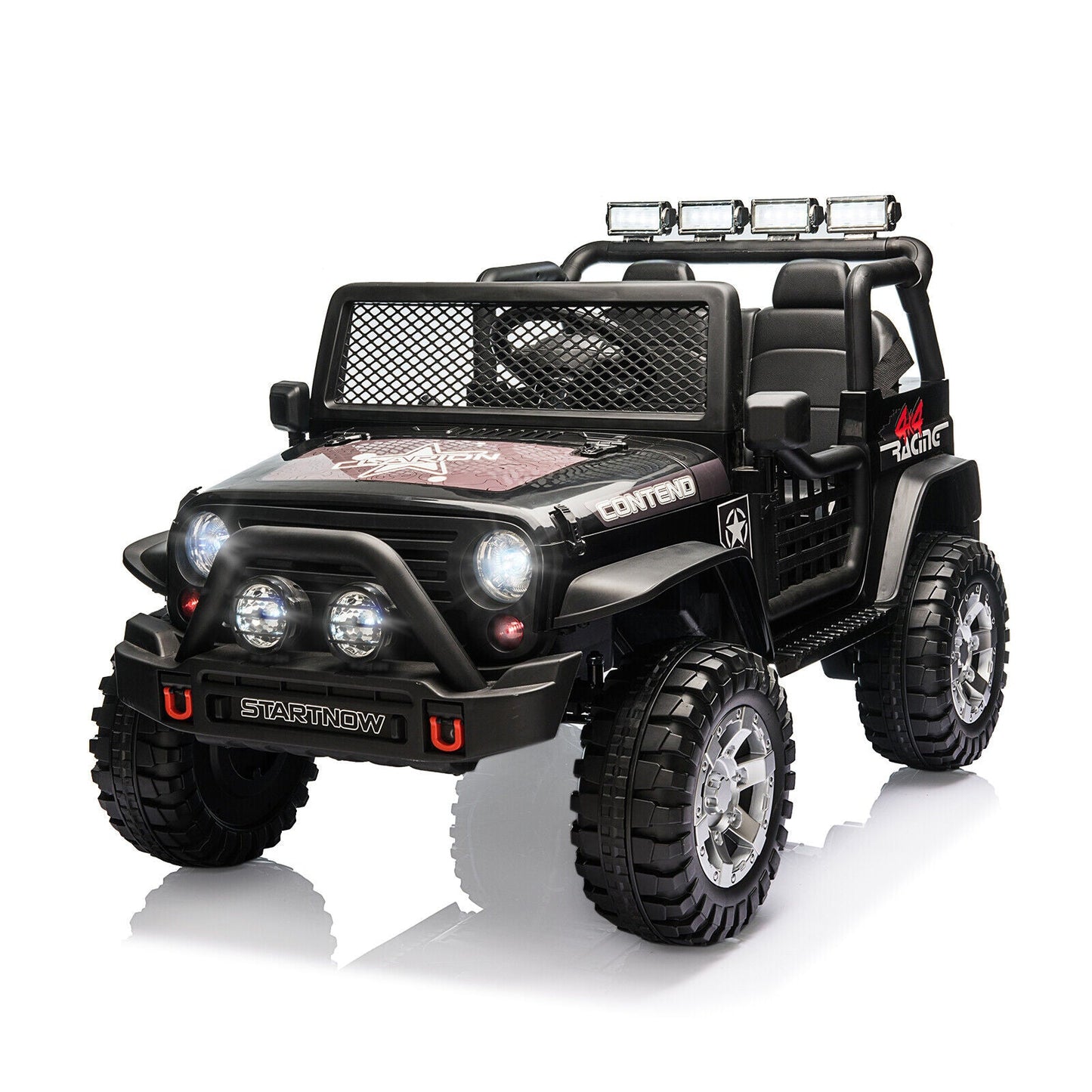 2-Seater 12V Electric Ride-On Jeep for Kids with Remote Control