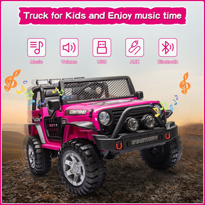 2-Seater 12V Electric Ride-On Jeep for Kids with Remote Control