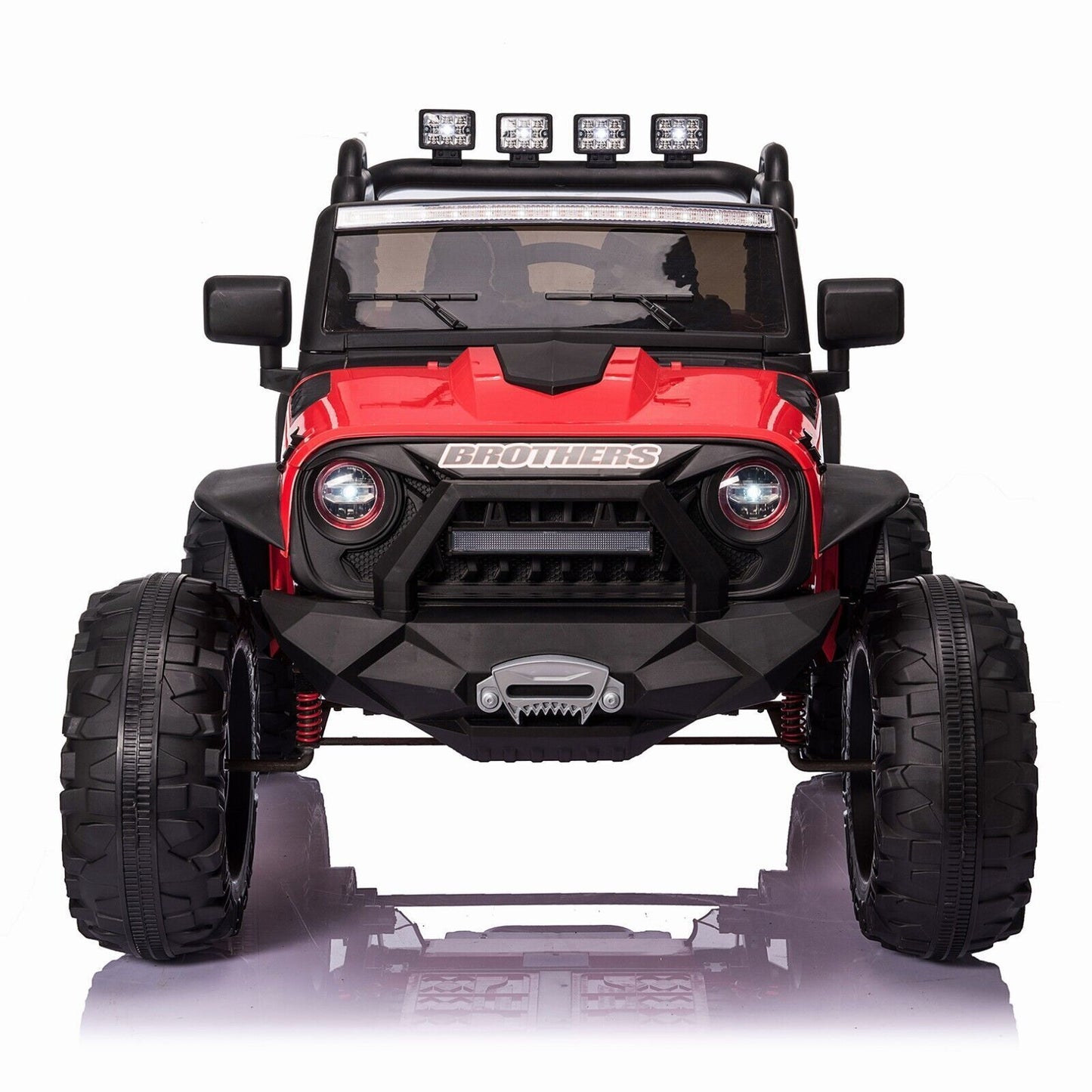 2-Seater 12V Electric Ride-On Truck with Bluetooth and Remote Control for Kids