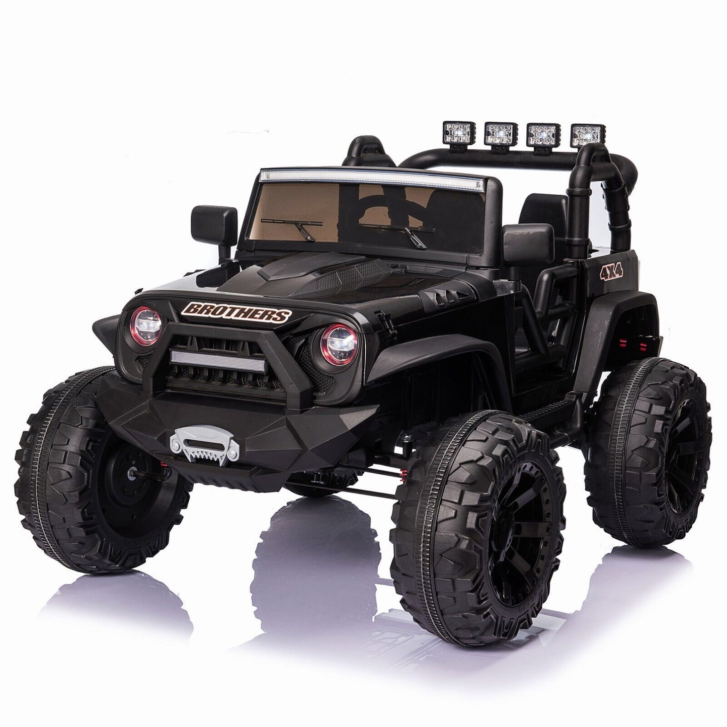 2-Seater 12V Electric Ride-On Truck with Bluetooth and Remote Control for Kids