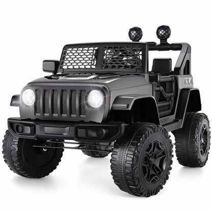2-Seater 12V Electric Ride-On Truck with Bluetooth and Remote Control for Kids
