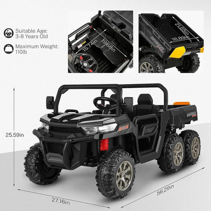 Premium 2 Seater Electric Car for Kids with Remote Control and 4WD - 24 Volt, 300W