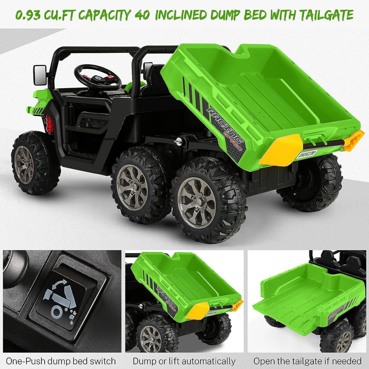 Premium 2 Seater Electric Car for Kids with Remote Control and 4WD - 24 Volt, 300W