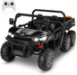 400W 2-Seater 4WD Ride-On Car for Kids with Dump Bed, RC Control, MP3 Player, and LED Lights - 3 Speed Options