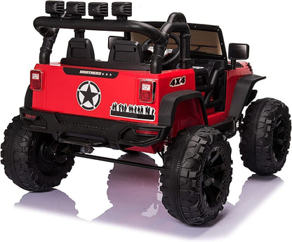 2-Seater Kids Electric Ride-On Truck with Parental Remote Control - 24V Powered