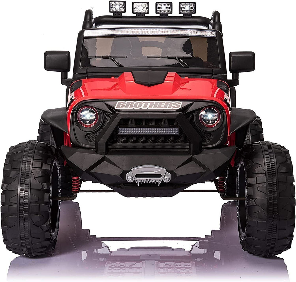 24V Jeep Fashion Electric Ride-On Car with Remote Control and Music for Kids