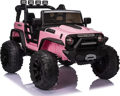 2-Seater 24V Electric Ride-On Truck for Kids with Remote Control