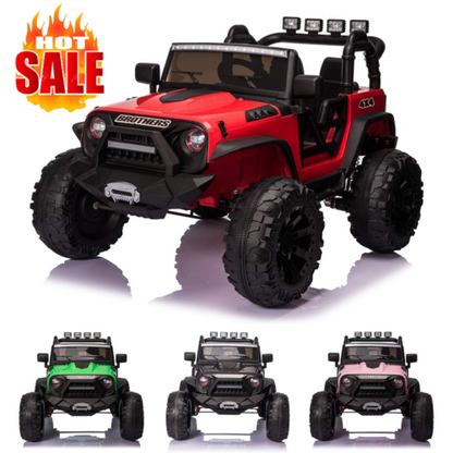 2-Seater 24V Electric Ride-On Truck for Kids with Parental Remote Control