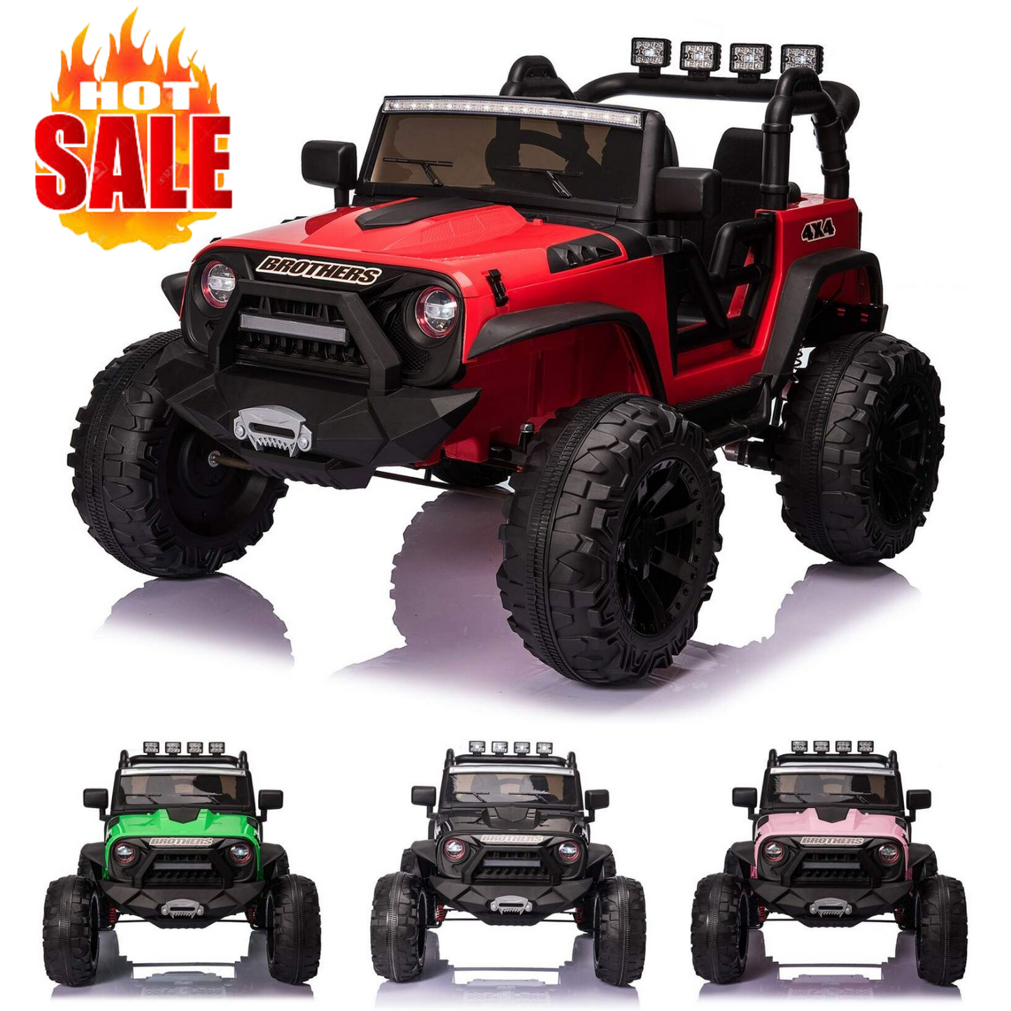 2-Seater 24V Electric Ride-On Truck for Kids with Parental Remote Control - Hot Item!