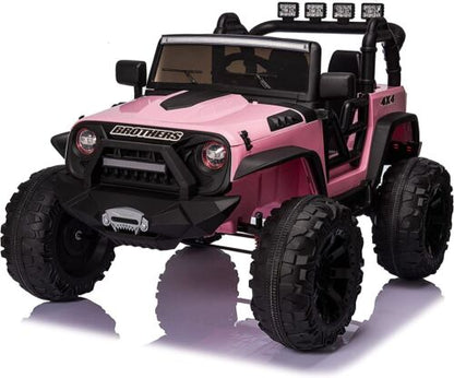 2-Seater 24V Electric Ride-On Truck for Kids with Remote Control