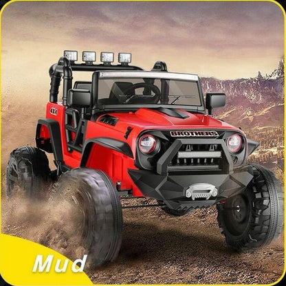 2-Seater 24V Electric Ride-On Toy Truck with MP3 and Remote Control for Kids