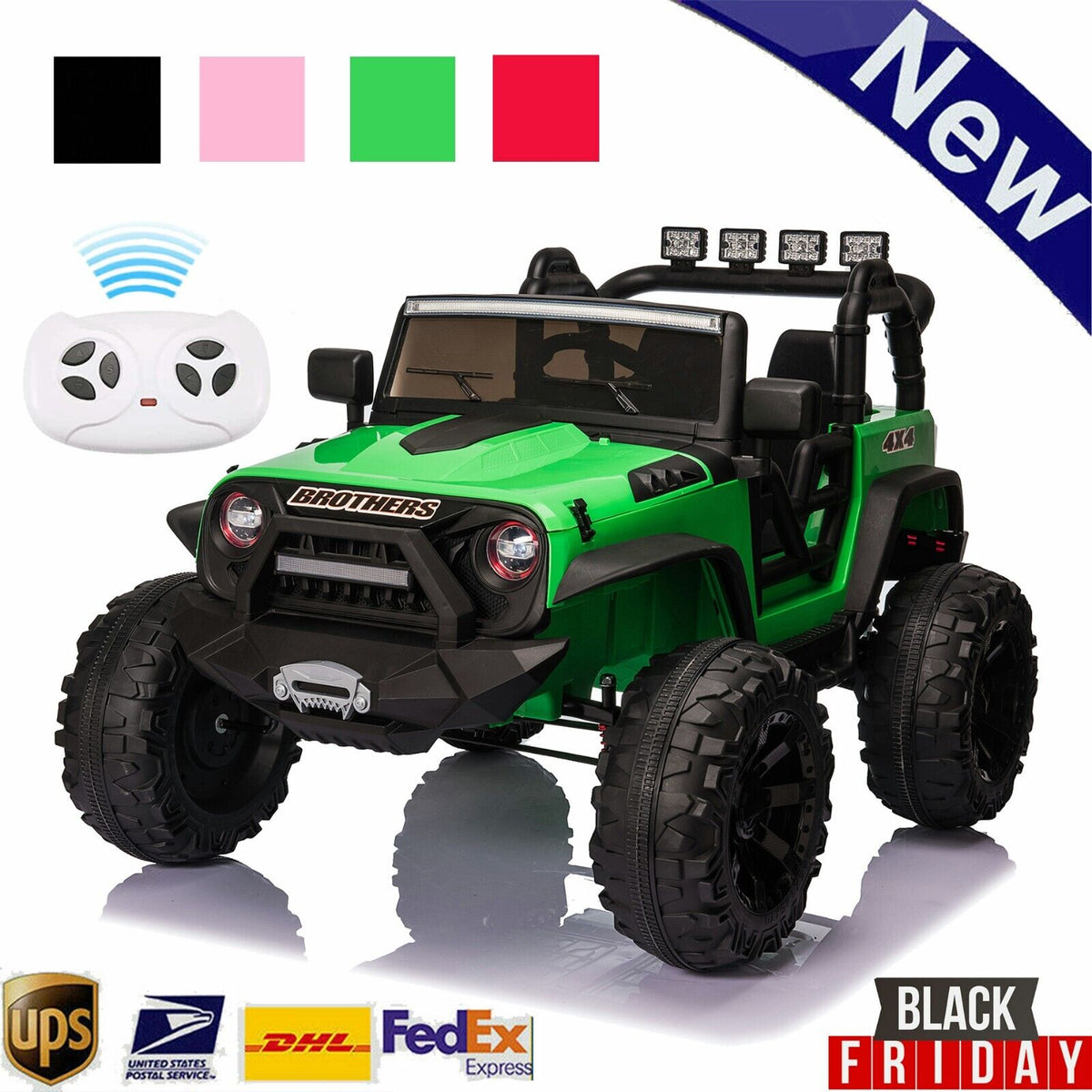 2-Seater 24V Electric Ride-On Truck for Kids - Perfect for Playtime Fun!