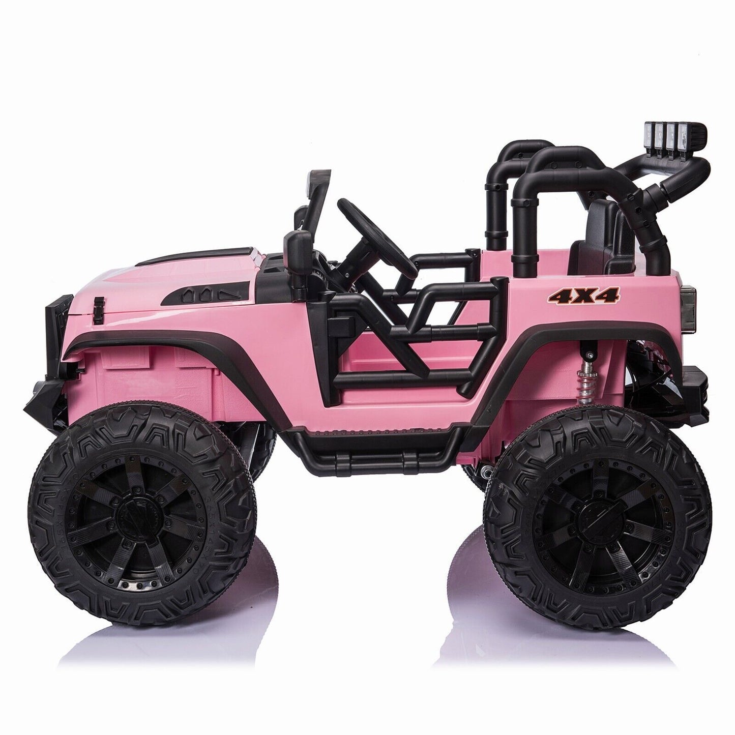 2-Seater 24V Electric Ride-On Toy Truck with LED Lights, MP3 Player, and Remote Control