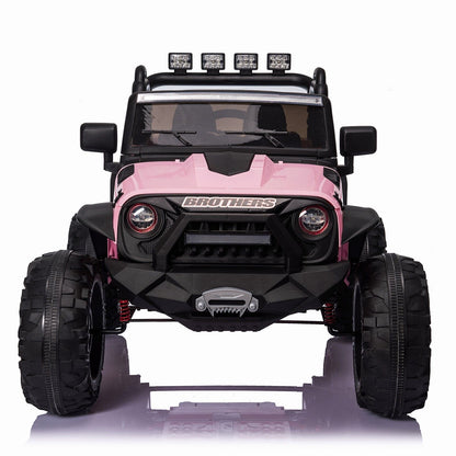400W Electric Ride-On Truck for Kids with Bluetooth and LED Lights - 24V Powered Vehicle