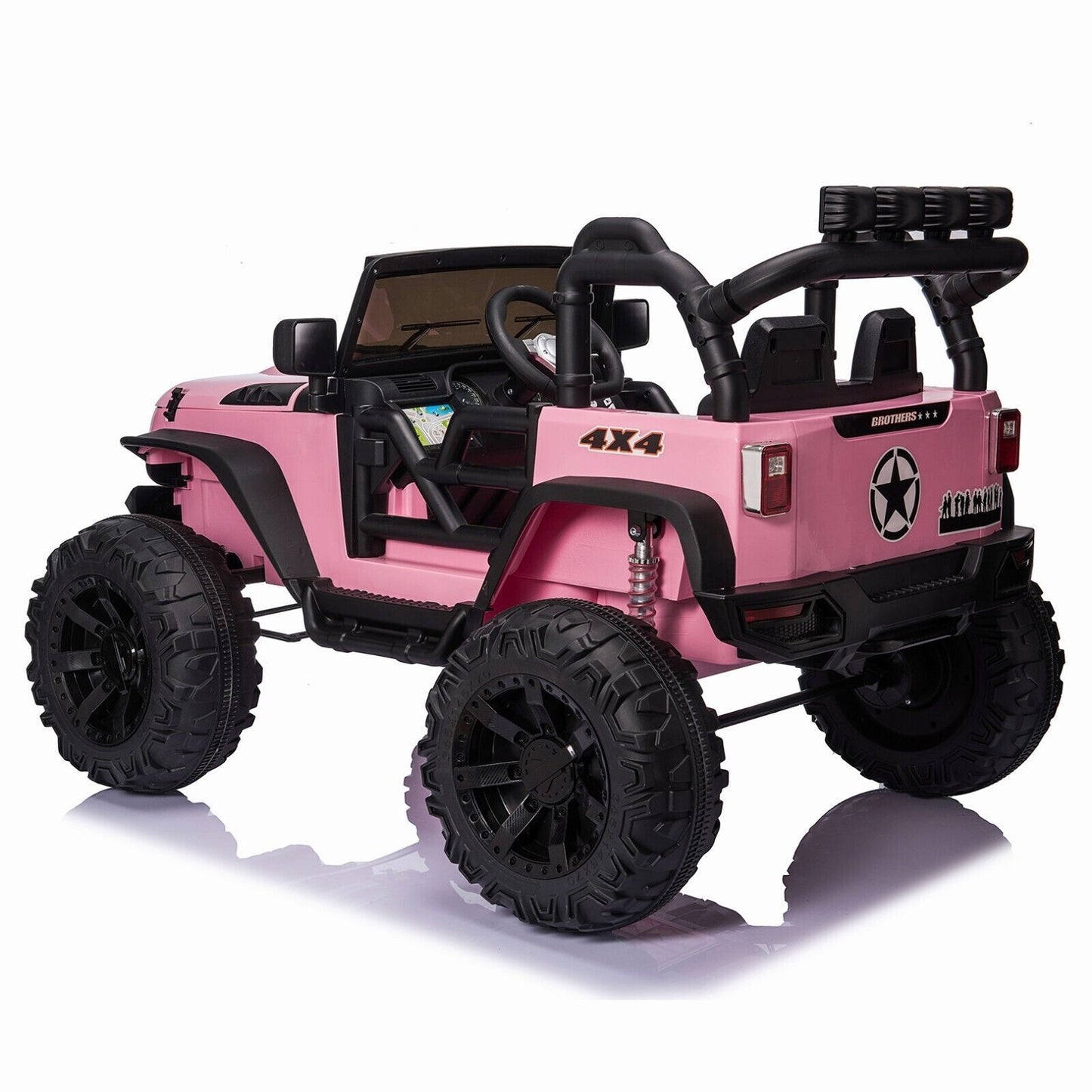 2-Seater 24V Electric Ride-On Truck with Bluetooth and Remote Control for Kids