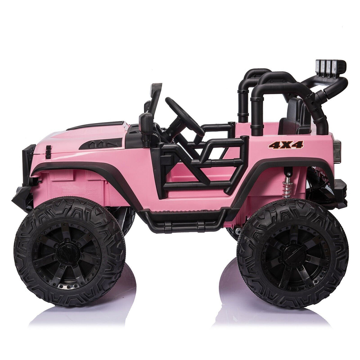 Pink 24V Electric Ride-On Toy Truck for Kids with Remote Control - 2x200W Motor