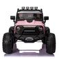 2-Seater 24V Electric Ride-On Truck with LED Lights, MP3 Player, and 3 Speed RC Control