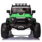 2-Seater 24V Electric Ride-On Truck with LED Lights, MP3 Player, and 3 Speed RC Control