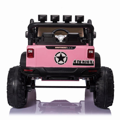 2-Seater 24V Electric Truck for Kids with Bluetooth and 2x200W Motors