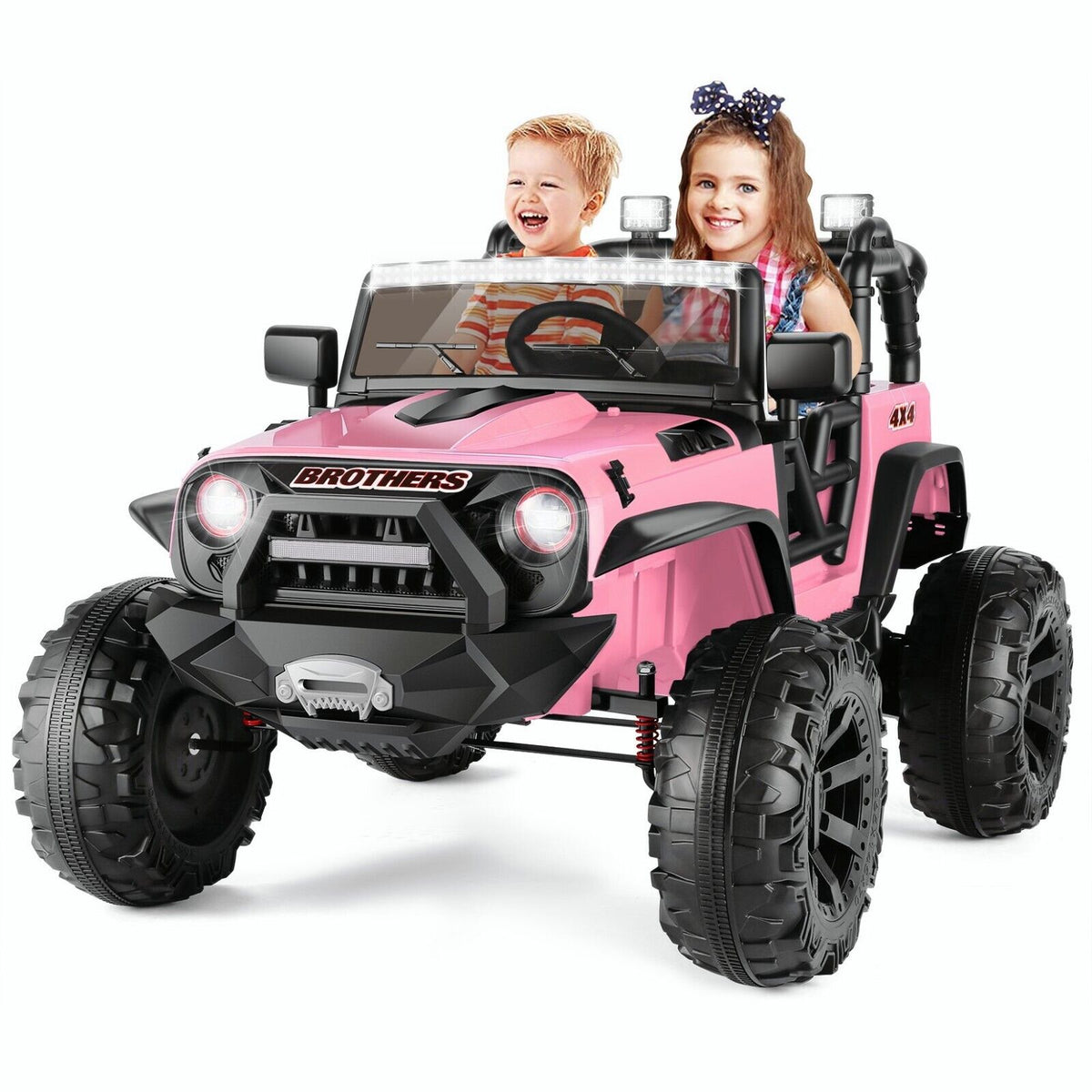 2-Seater Electric Truck Toy for Kids with Remote Control - 400W 24V 9AH