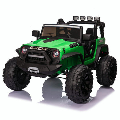 Electric 2-Seater Truck Toy for Kids with Remote Control - 2x200W 24V Power