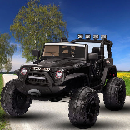 2 Seater 4WD Electric Ride-On Truck for Kids with Remote Control - 24V Battery Powered
