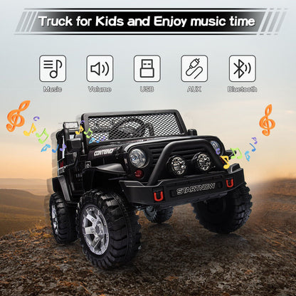 2-Seater Electric Jeep Car Toy for Kids with Remote Control - 12V Ride-On Truck