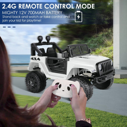 12V Electric Kids Ride On Car with Remote Control and MP3 Player - Perfect Gift for Little Drivers!