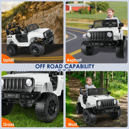12V Electric Kids Ride On Car with Remote Control and MP3 Player - Perfect Gift for Little Drivers!