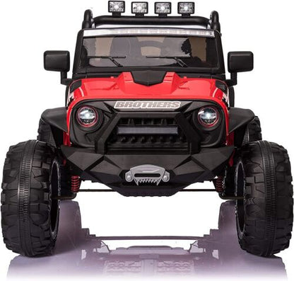 2-Seater Electric Ride-On Car with Remote Control, LED Lights, and MP3 Player - Perfect Gift for Kids!
