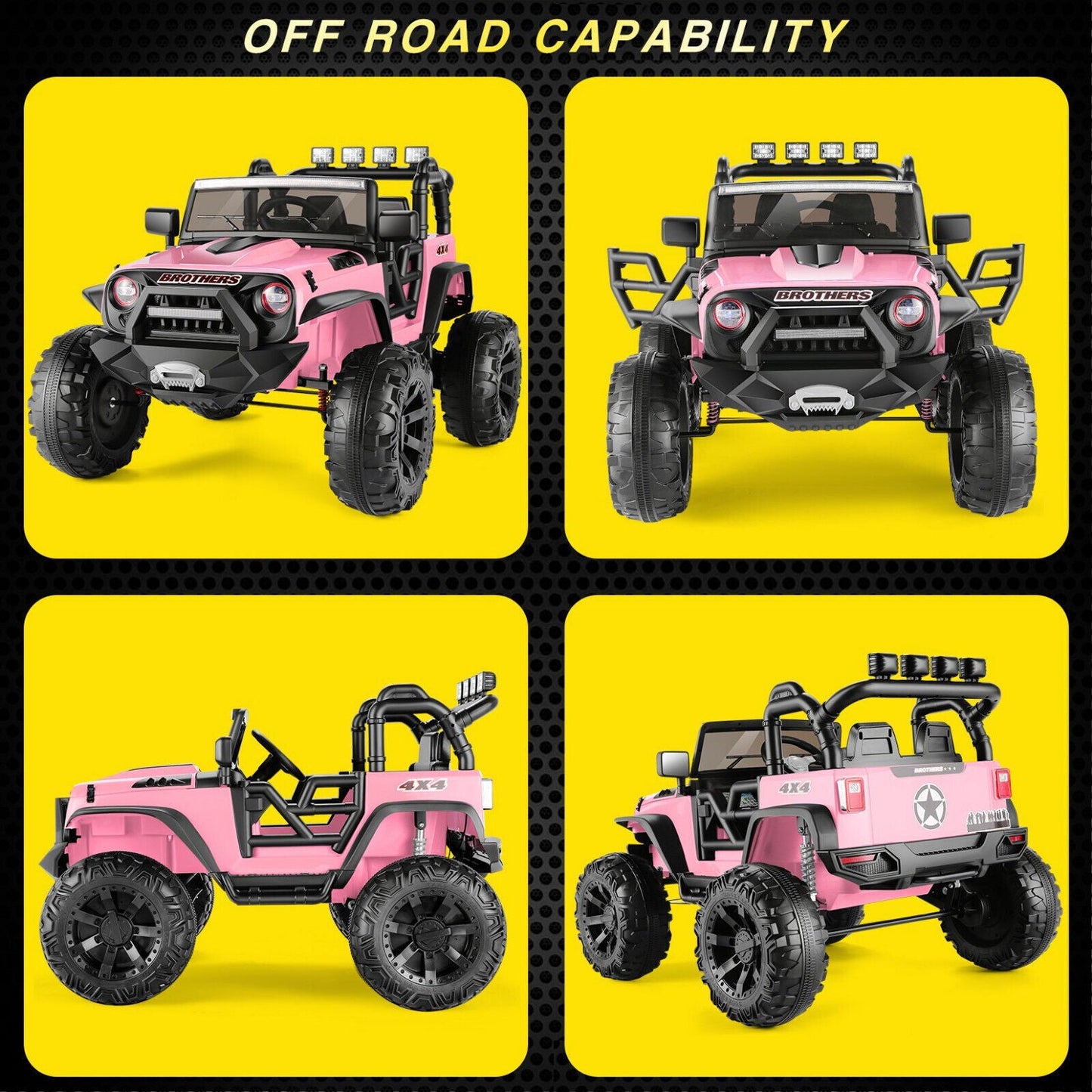 2-Seater 24V Electric Ride-On Truck with Bluetooth and Remote Control - 400W Power for A+ Fun!