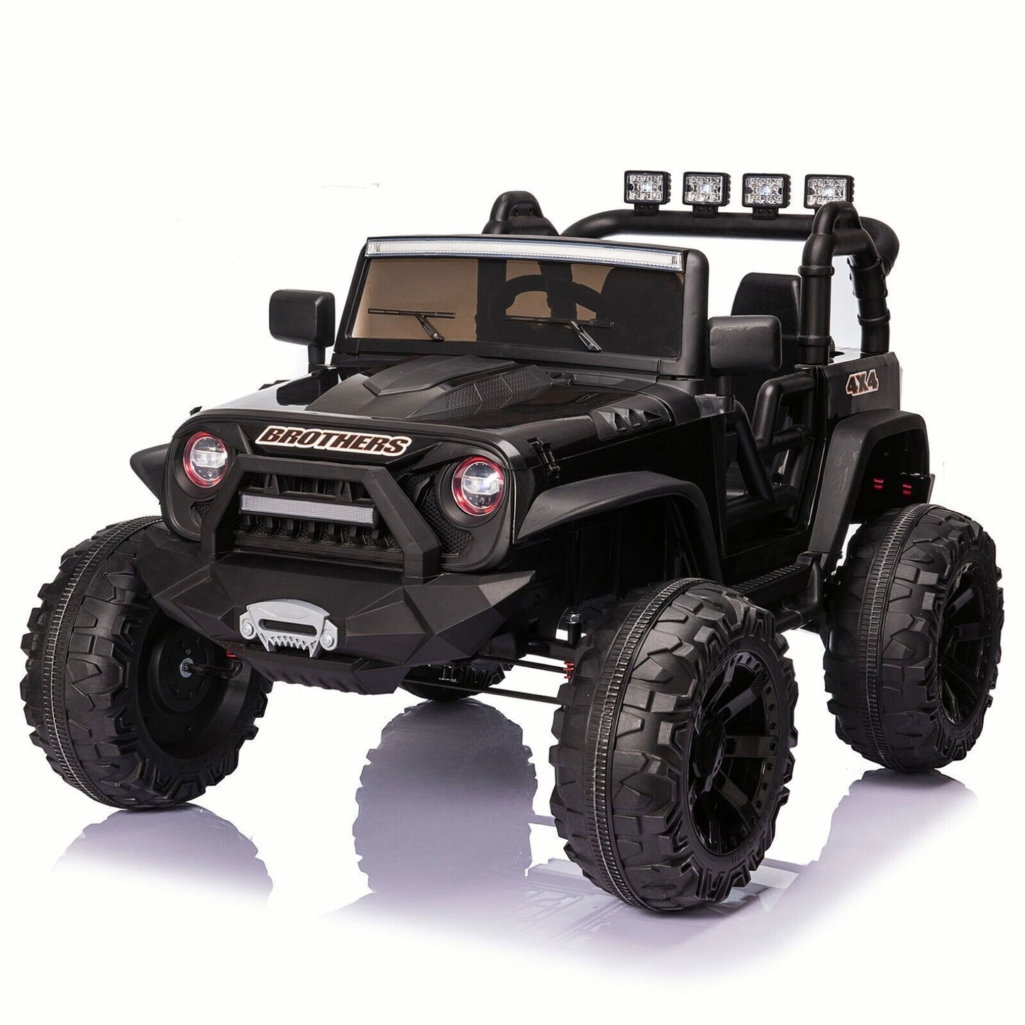 2-Seater Electric Ride-On Truck for Kids with Bluetooth and Remote Control - 24V