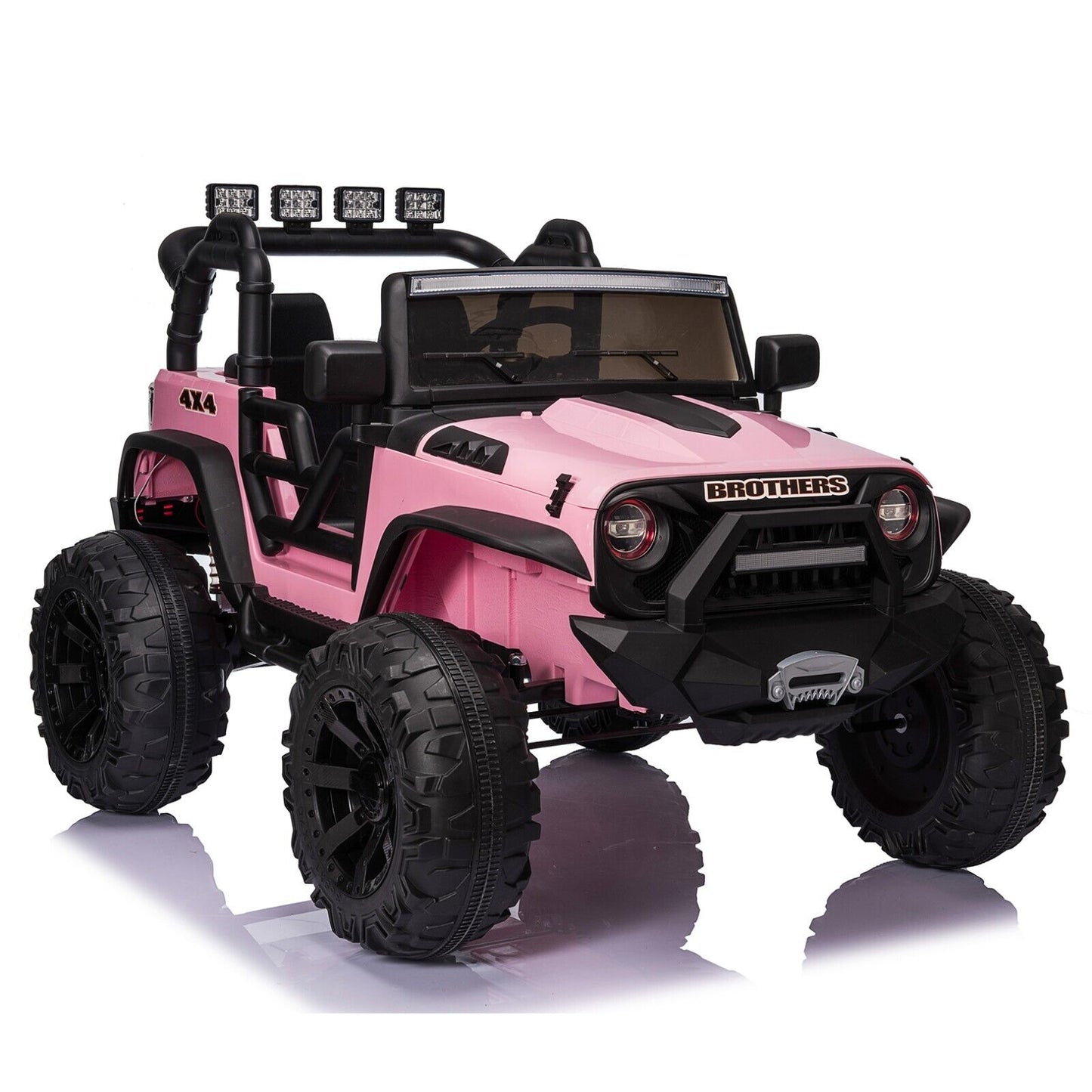 2-Seater Electric Ride-On Truck for Kids with MP3, LED Lights, and Remote Control - 24V
