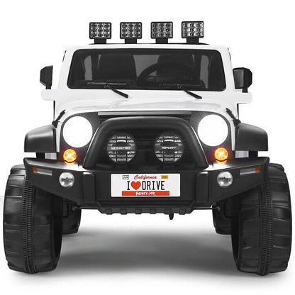 2-Seater Electric Toy Truck Jeep for Kids with Remote Control - 12V Ride On Car