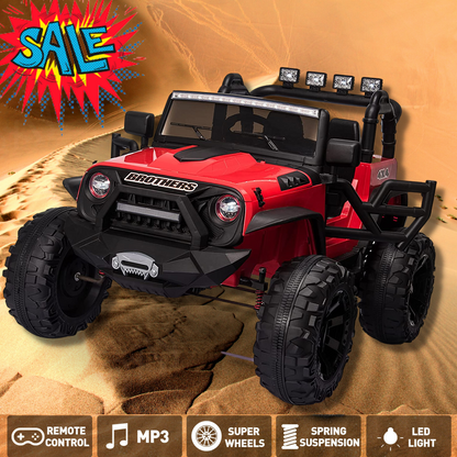 2-Seater Kids Electric Car with Parental Remote Control - 24V Ride On Truck for Endless Fun!