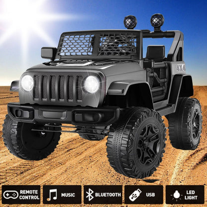 2-Seater Kids Electric Car with Parental Remote Control and MP3 Player - 12V Ride On Truck