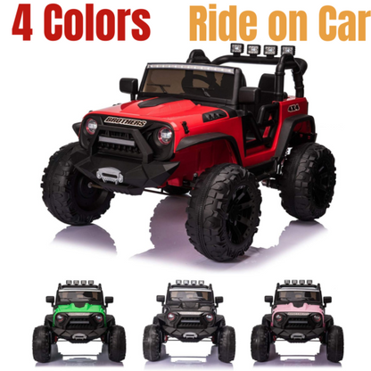 Electric 2 Seater Kids Ride-On Car with Remote Control and 24V Battery