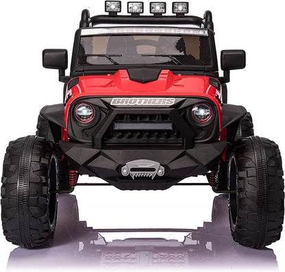 2-Seater 24V Electric Ride-On Truck for Kids with Parental Remote Control - Brand New