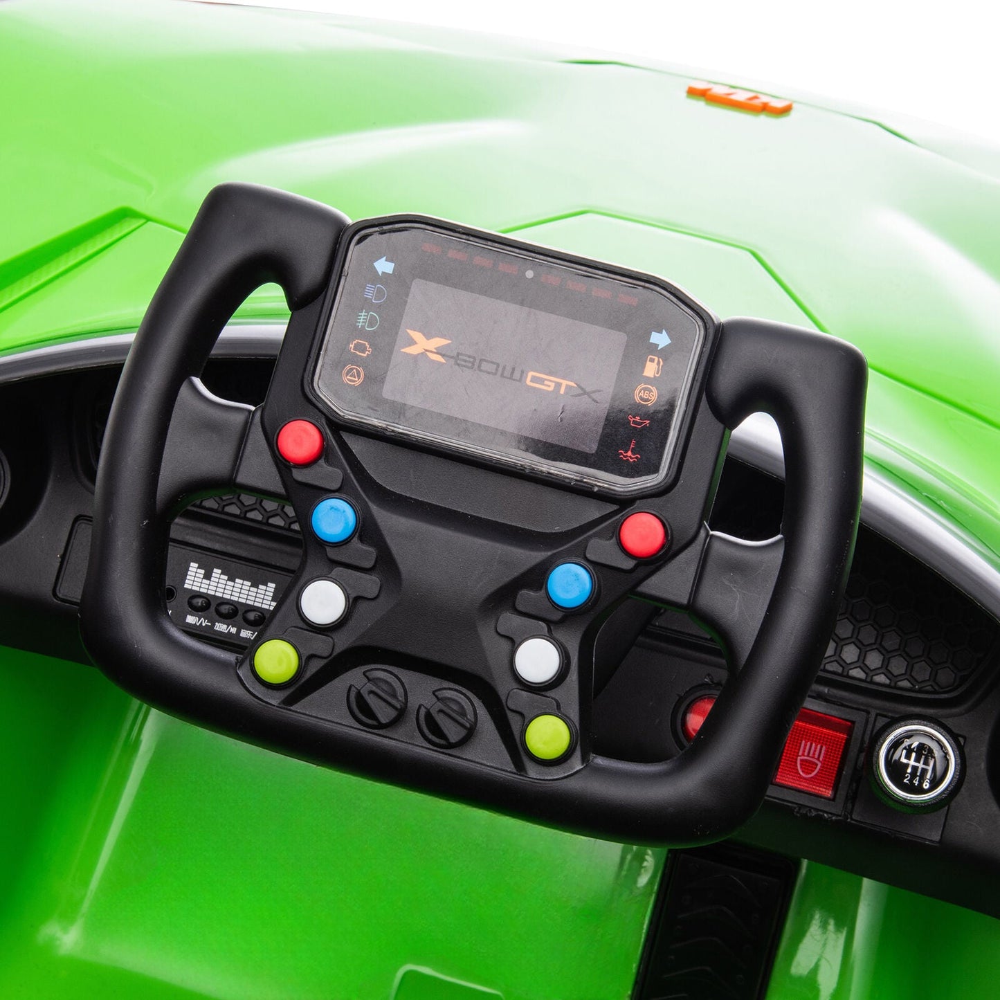 2.4G Remote Control Electric Car for Kids with Parental Control - 12V 7A Ride-On Toy