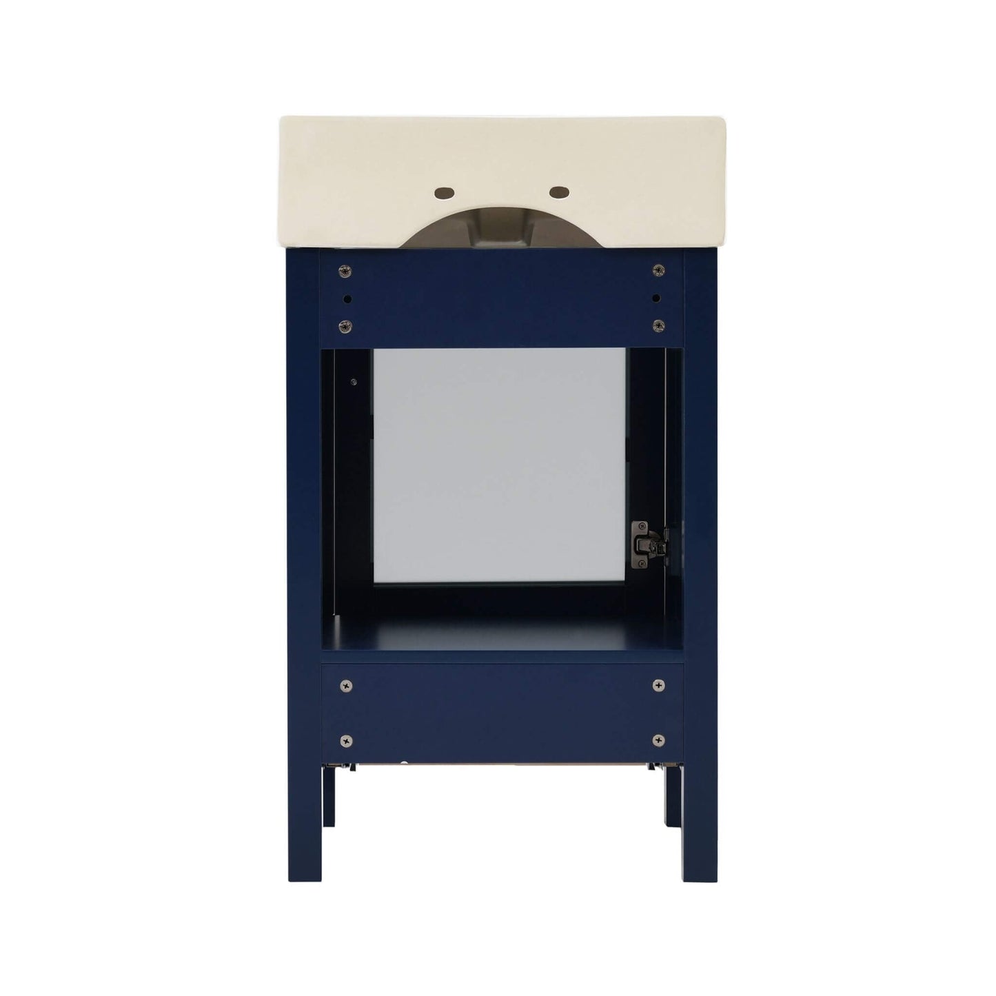 Nuvia 20-Inch Modern Bathroom Vanity With Ceramic Sink And Storage Cabinet (SAK83047)